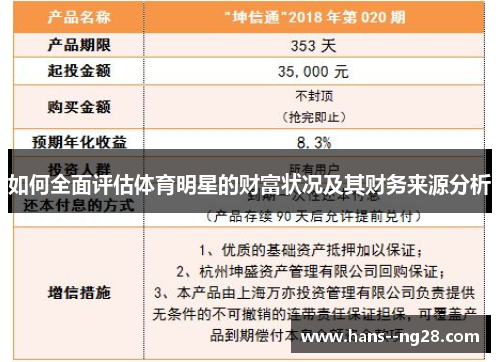 如何全面评估体育明星的财富状况及其财务来源分析
